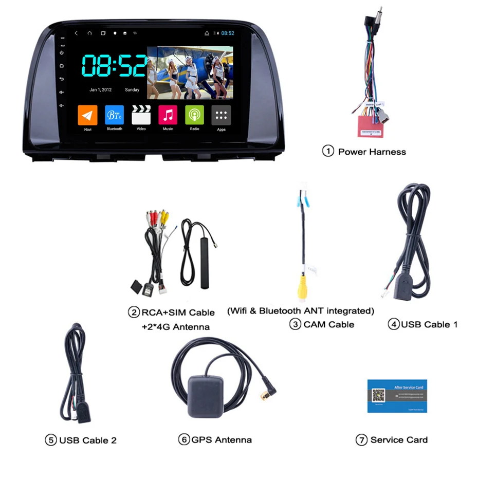 Android 8,1 автомобильный DVD 1din мультимедийная Navi система для Mazda CX-5 2013- Автомобильный gps навигатор стерео головное устройство BT SWC wifi