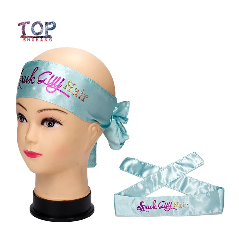 Новинка индивидуальный логотип необработанные удлинители волос повязка на