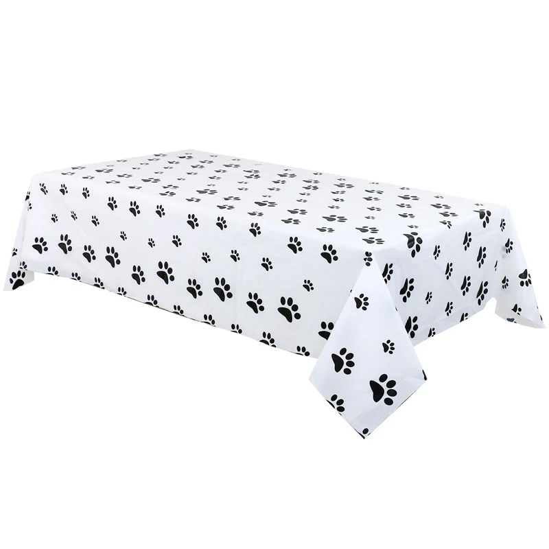 Pet тема День Рождения украшения одноразовые Бумага кружки тарелки салфетки флаг