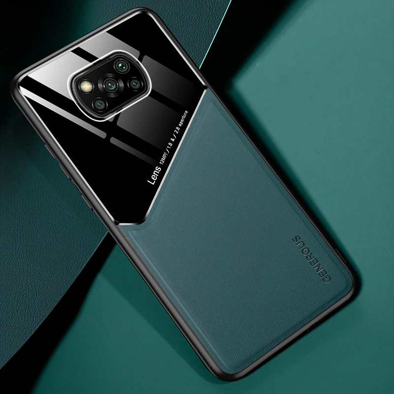 Роскошный чехол для Xiaomi Poco X3 Pro глянцевый Ударопрочный Мягкий из искусственной