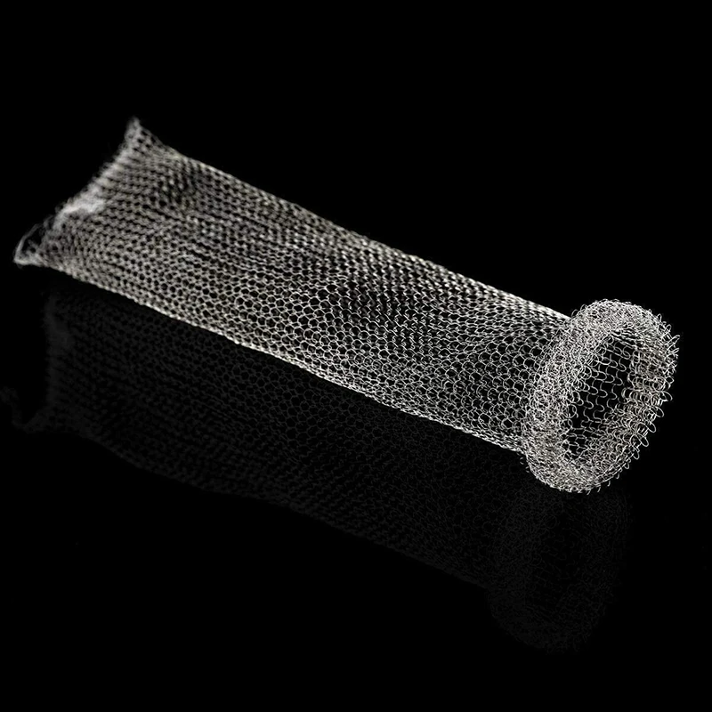 

50Pcs Lint Traps Stainless Steel Washing Machine Snare Traps Washer Hose Lint Traps with 50Pcs Cable Ties