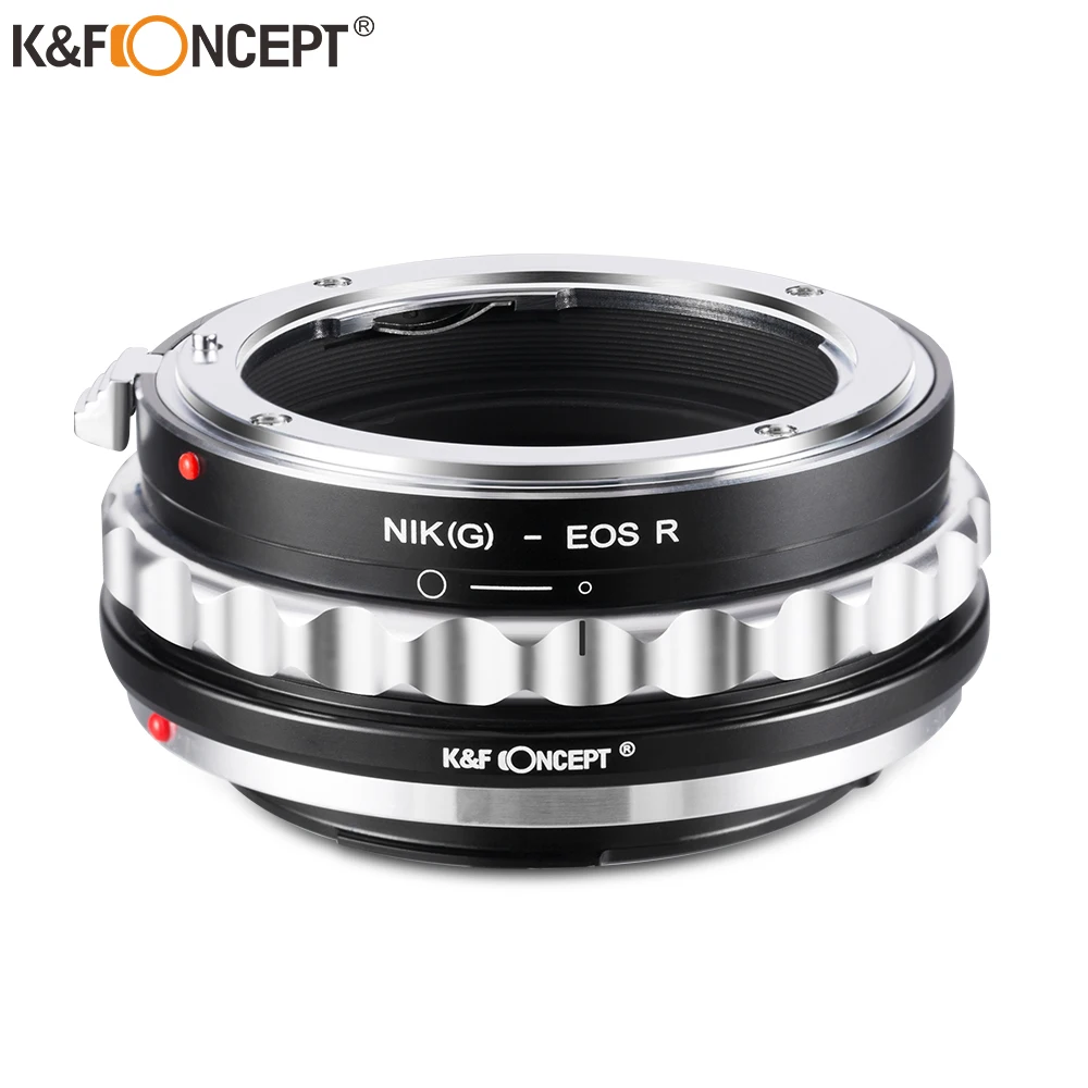 K&F Concept for Nikon(G) Nik(G) Lens to EOS R Mount Adapter for Nikon(G) Lens to Canon EOS R Camera Body