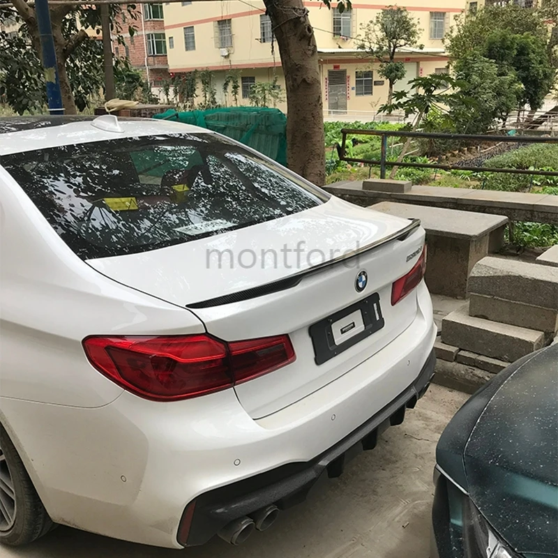 Автомобильный Стайлинг для BMW G30 G38 5 серии 530i 540i M5 Седан 4 двери 2017 2018 2019 углеродное
