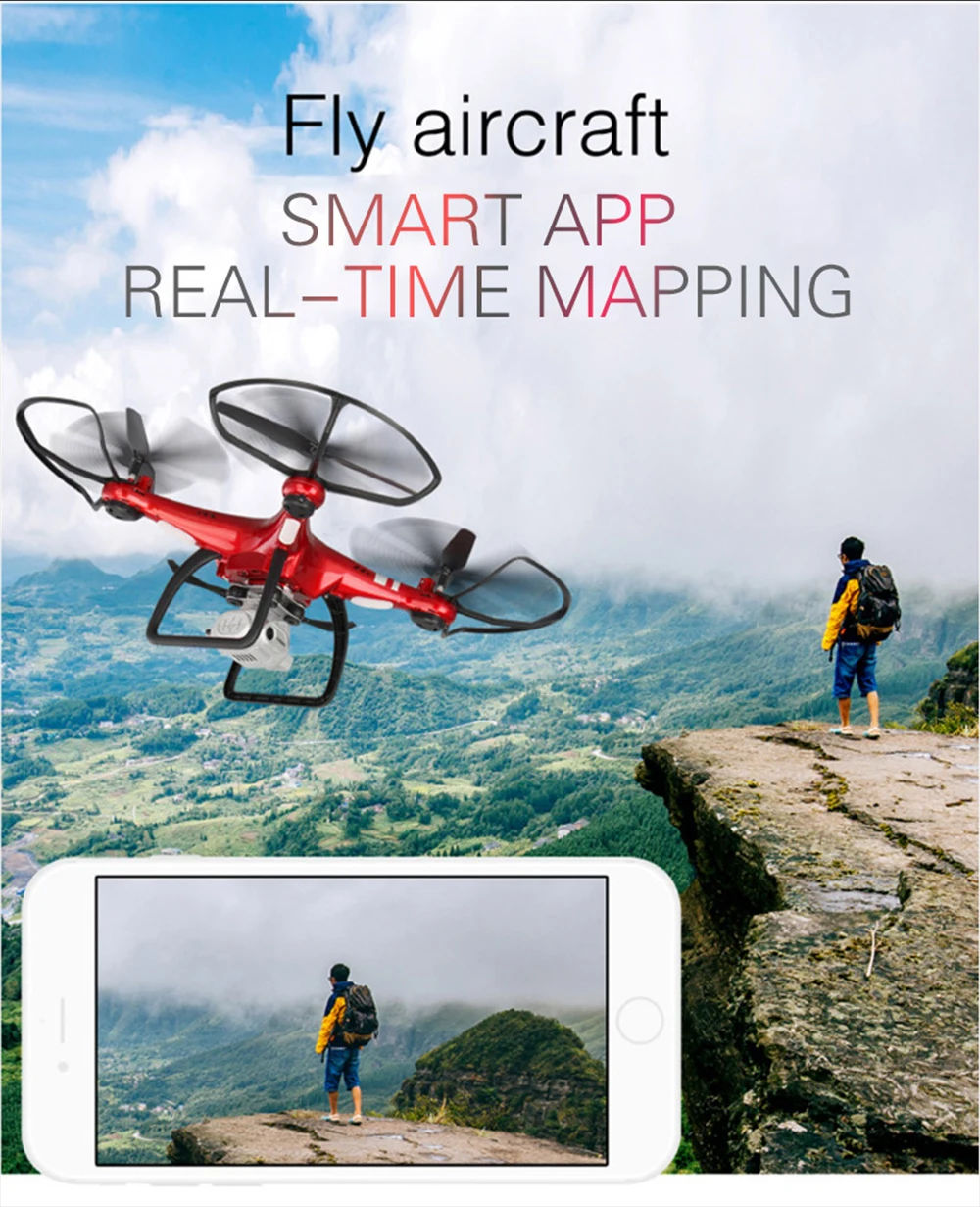1080P камера дроны Трансмиссия RC Квадрокоптер Wifi FPV 20 25 мин Время полета WiFi Дрон с