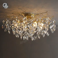 modern vintage pendant lamp decorative led lamps glass crystal ceiling light for living room ceiling for dining room lighting
