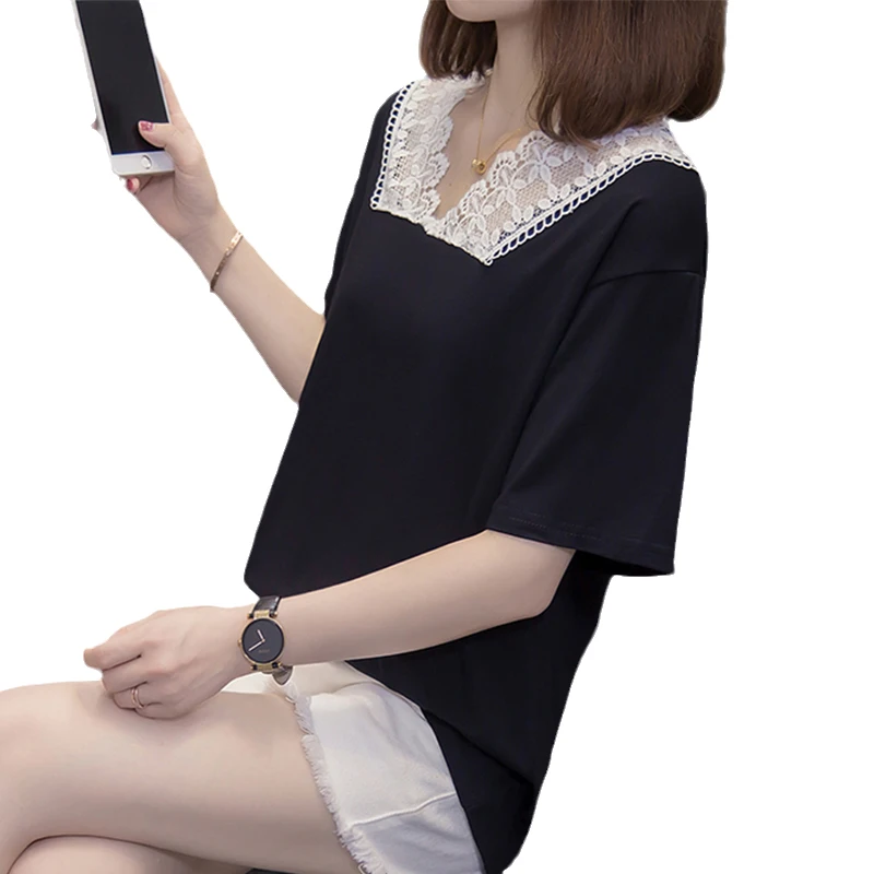 Neck Short Sleeve Summer Floral mama bear t Shirt Casual Female Tee Ladies one