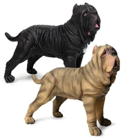 simulation solid animal canine model newpoliton pet dog children toy home car decoration hand to do