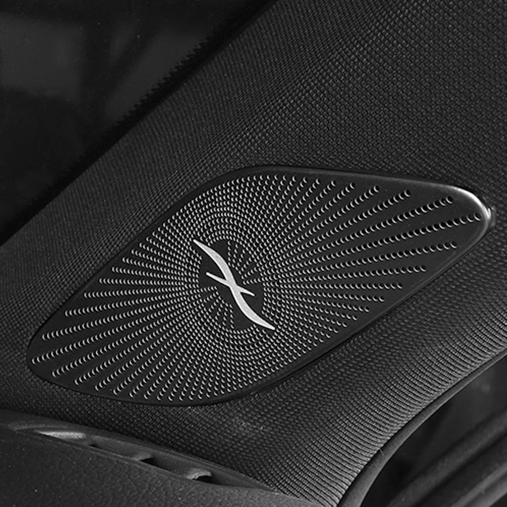 Для Mercedes-Benz Class A W177 V177 Автомобильный Дверной громкоговоритель хромированная крышка динамика накладка рамка наклейка интерьерные аксессуары