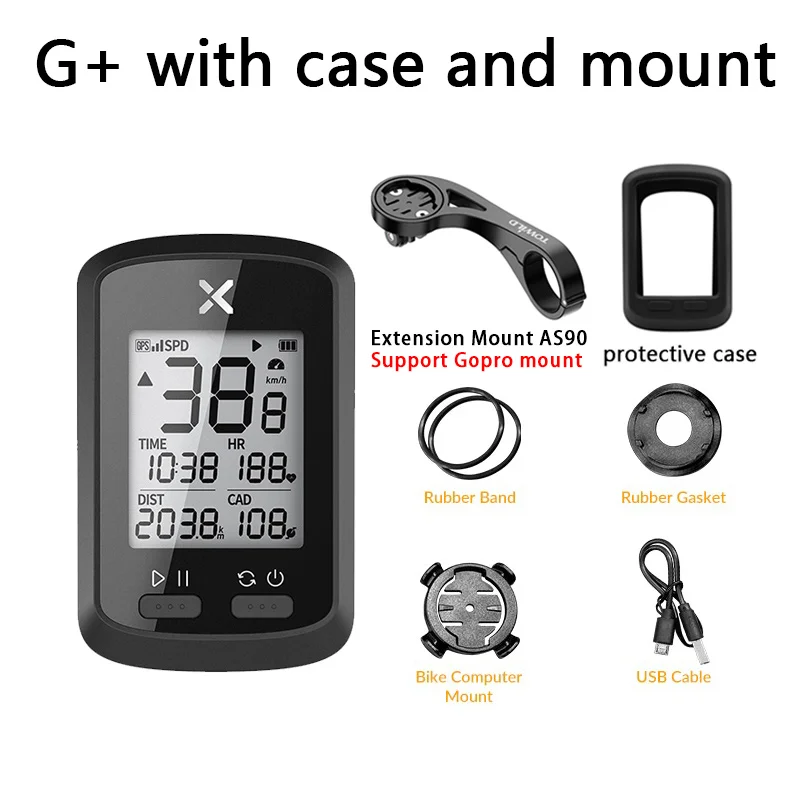 

Bike Computer Wireless GPS Speedometer Waterproof Road Bike MTB Bicycle Bluetooth with Cycling Computer