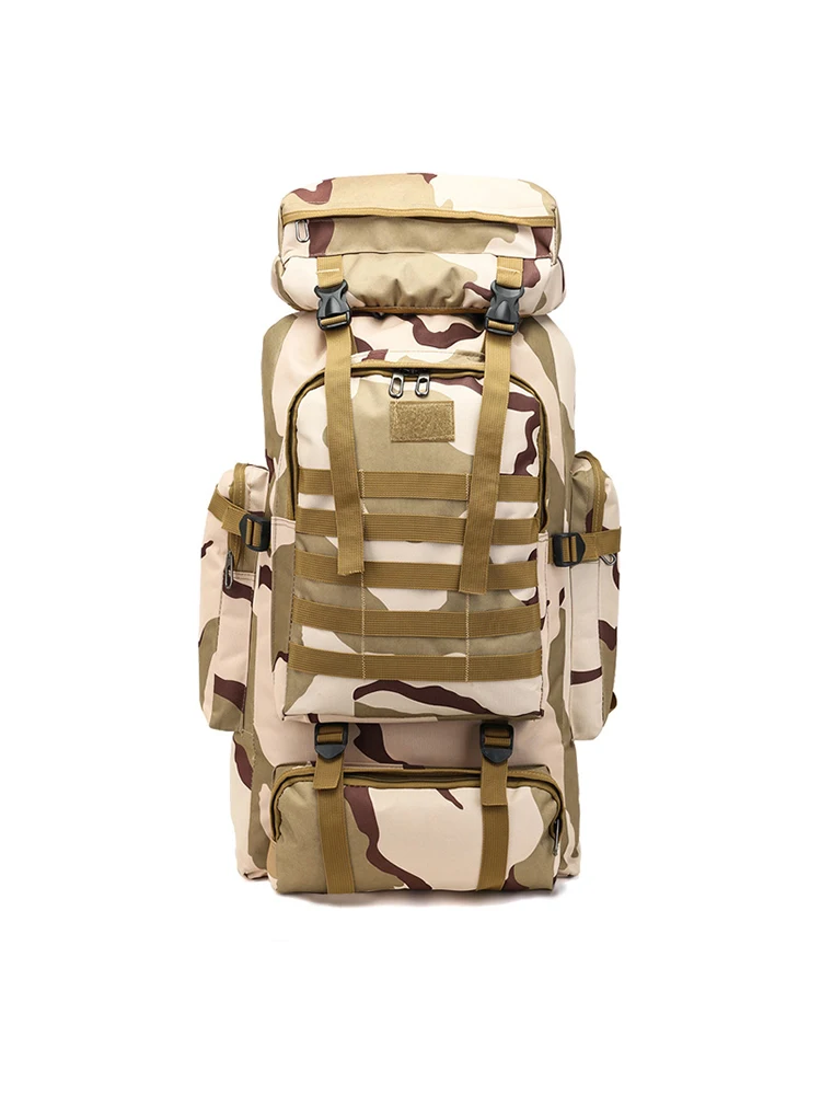 

Outdoor Travel Large Capacity Mountaineering Bag Waterproof Wear - Resistant Backpack Tactical Camouflage Backpack