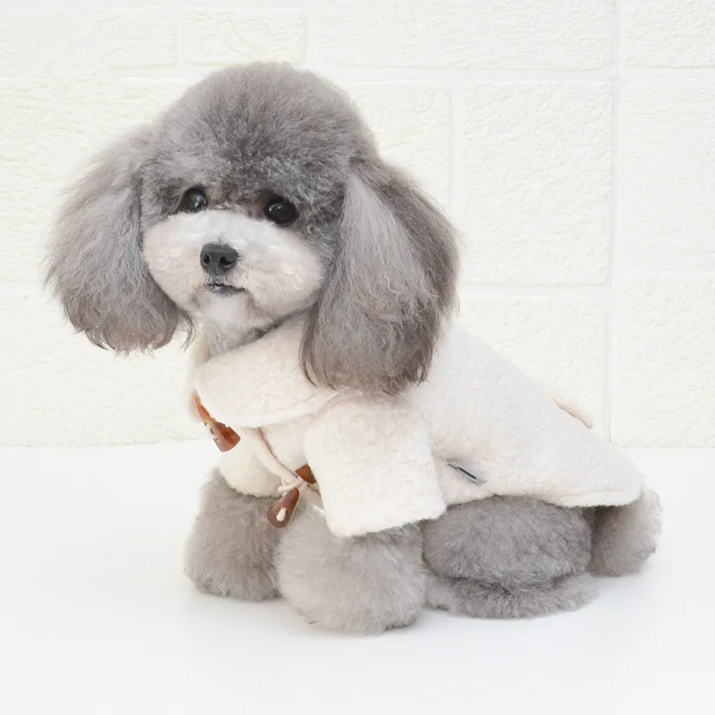 

Dog Overcoat Autumn Winter Pet Jackets Pink White Colors Dog Clothes Winter Dog Clothes Dog Winter Soft Warm Clothes