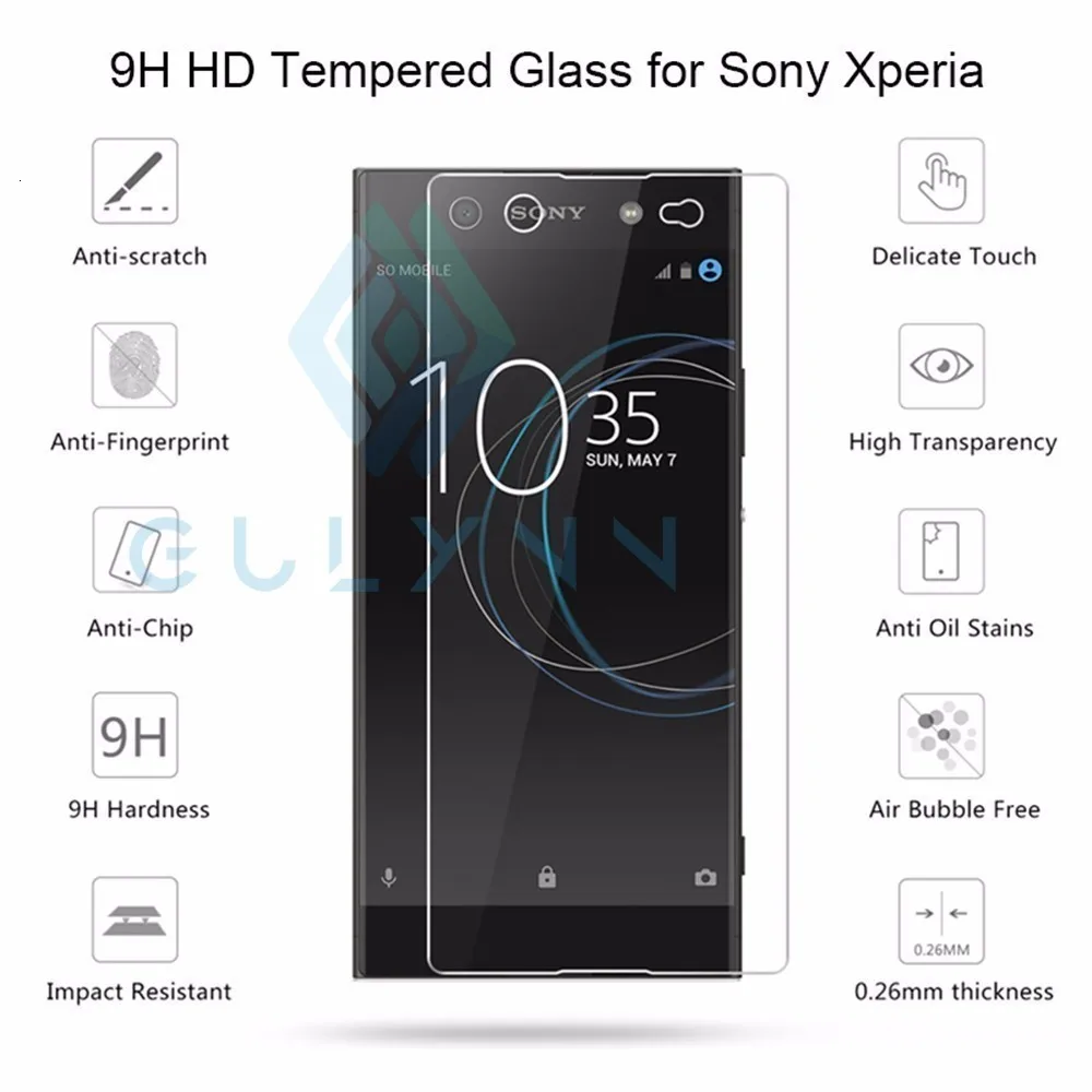 2.5D 9H закаленное стекло для sony Xperia XZ3 X XZ1 Compact X XA1 Ultra XZ XZS XZ2 XZ L1 L2 Премиум Защитная пленка для экрана
