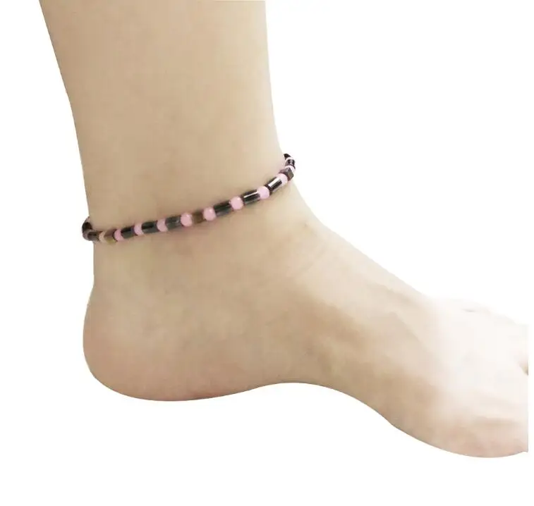 

1PC Magnetic Weight Loss Effective Anklet Colorful Black Gallstone Slimming Stimulating Acupoints Therapy Arthritis Pain Relief