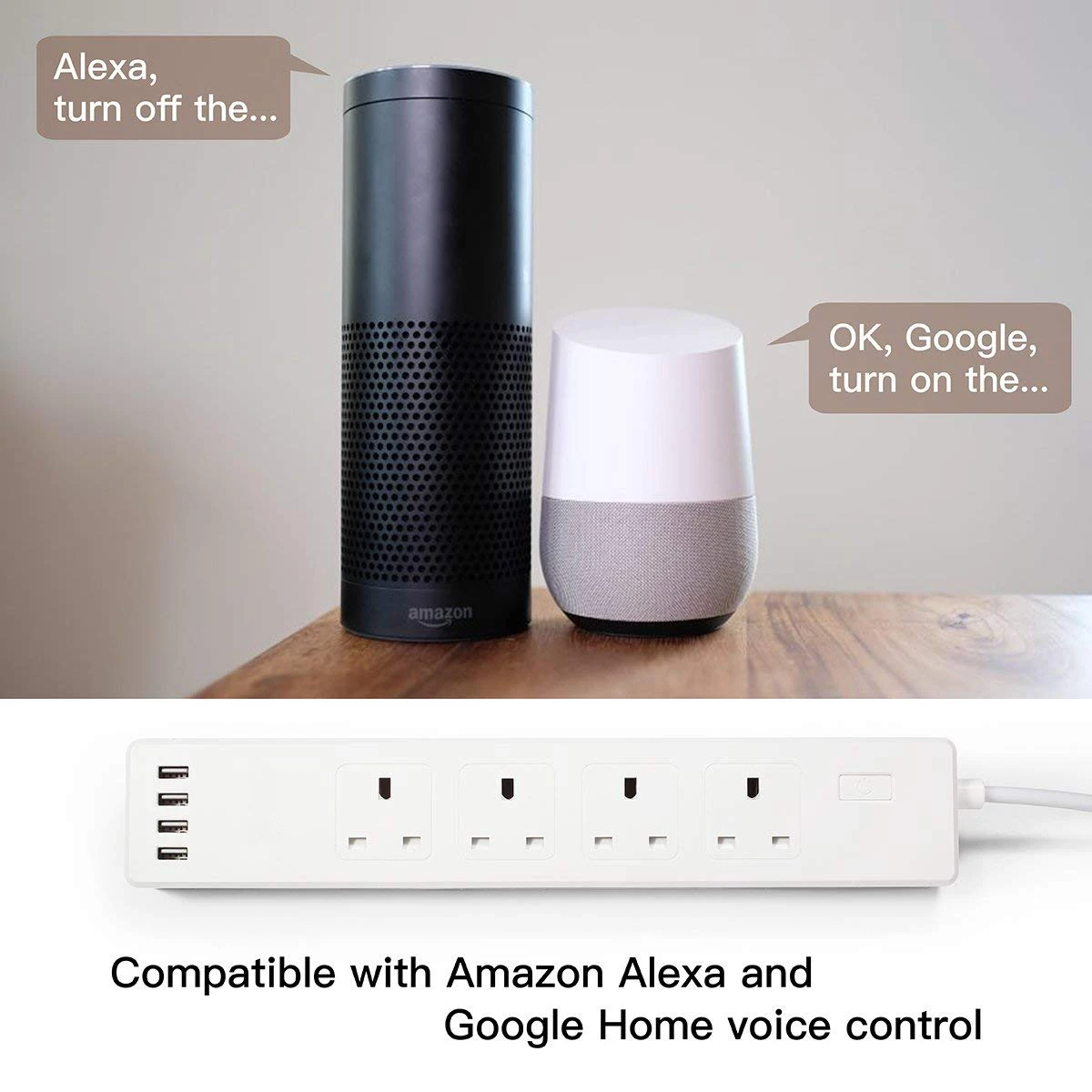 Умный удлинитель с поддержкой Wi Fi 6 футов|Умные розетки| |