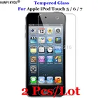 2 шт. для iPod Touch 5 6 7 закаленное стекло 9 H 2.5D Премиум Защитная пленка для экрана для Apple iPod Touch 5th 6th 7th Gen Generation