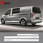 3 шт.лот автомобильные наклейки полосы графика виниловые наклейки для Mercedes Benz Vito Viano w639 V Class W447 Tining автомобильные аксессуары