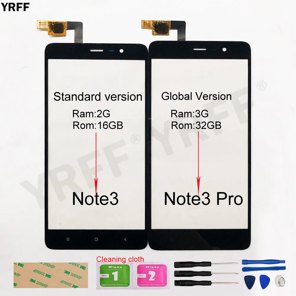 Сенсорный экран для Redmi Note 3 5 ''для Xiaomi Pro сенсорный с дигитайзером сенсор