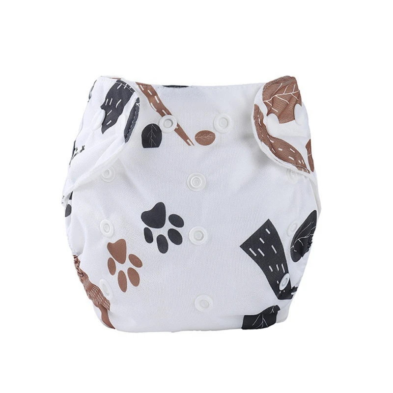 

Многоразовые Дышащие моющиеся тканевые подгузники для младенцев, детские подгузники с мультяшным рисунком, подгузники, детские брюки для д...