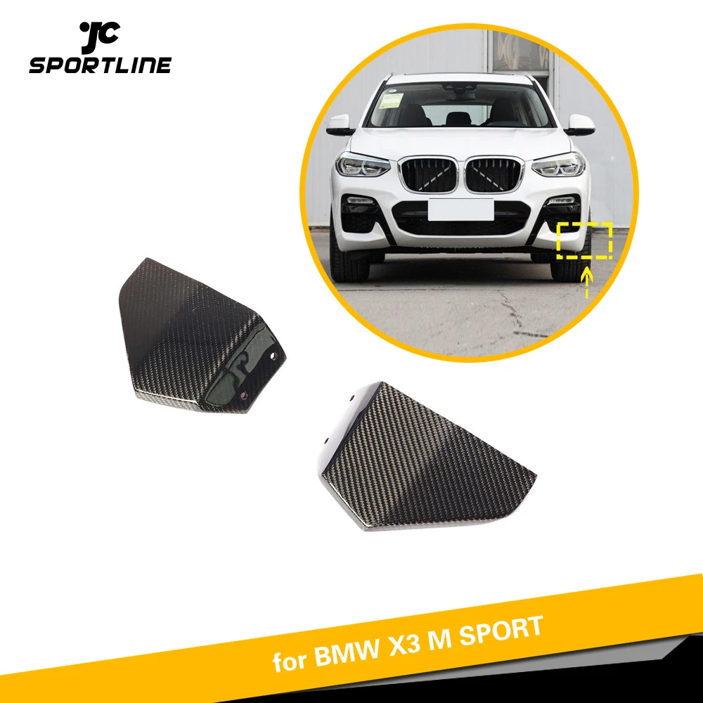 Сплиттеры для переднего бампера из углеродного волокна BMW X3 G01 2018 2019 M