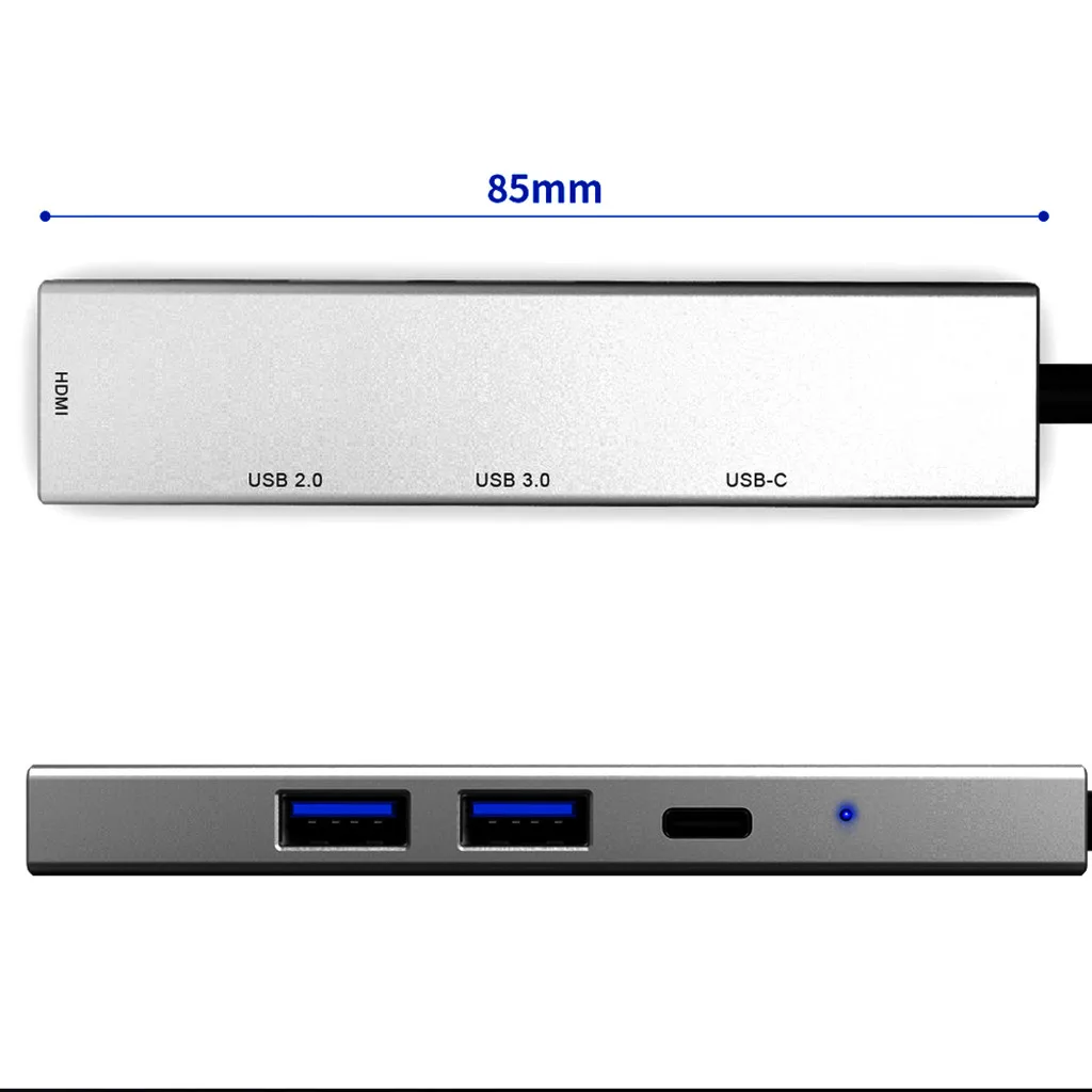 Адаптер USB Type C к HDMI цифровой AV мультипортовый концентратор USB3.1 адаптер PD зарядное