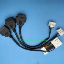 12 pin 20 pin 26 pin male female connector OBD II diagnostic harness electronic cable for new energy vehicle Tesla