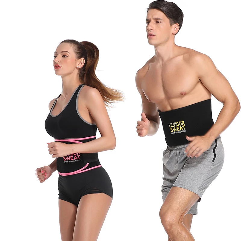 

Women Men Hot Neoprene Body Shaper Waist Trainer Tummy Control Belt Sauna Slimming Strap Fitness Sweat Shapewear for Fat Burner