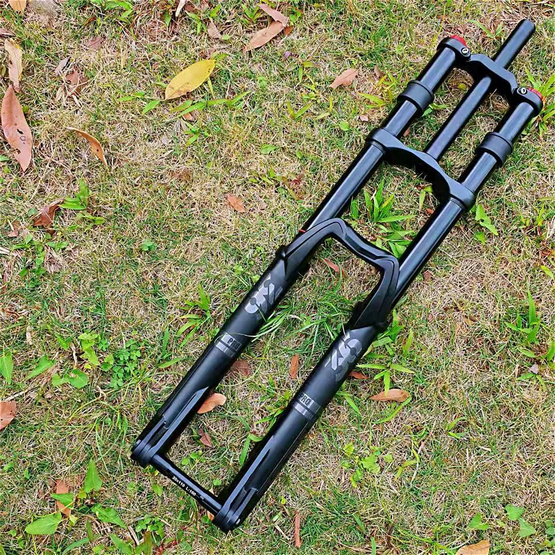 Вилка для горного велосипеда DH AM амортизационная вилка с двойными плечами и