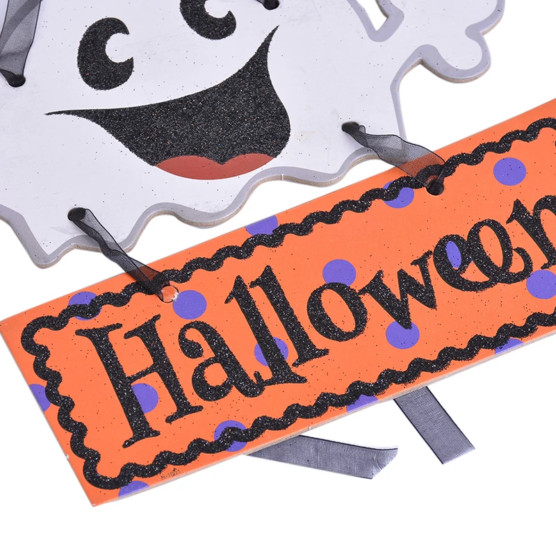 

Halloween Hanging Tag Paper Creative Party Festival Props Door Window Pumpkin Hanging Strips Halloween Decorations