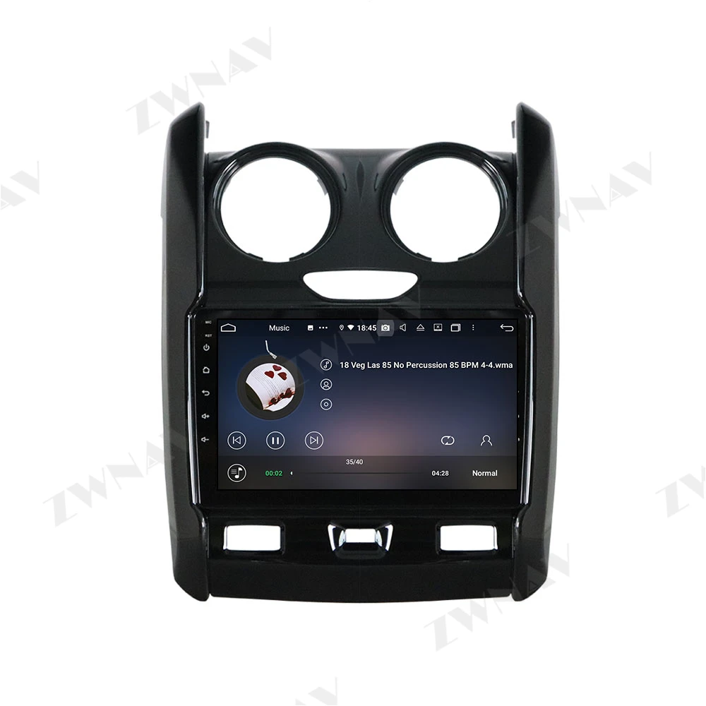 DSP Carplay Android 10 0 экран Автомобильный мультимедийный DVD-плеер для Renault Duster 2015-2019