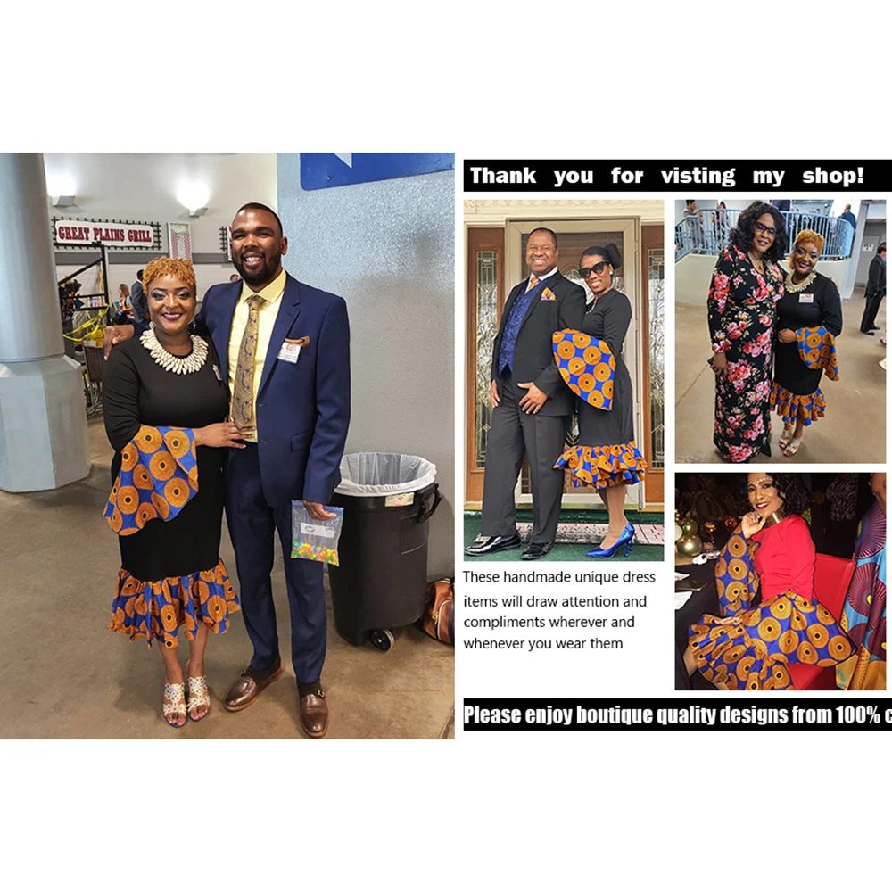 Африканские платья Shenbolen для женщин хлопковый материал африканская Женская