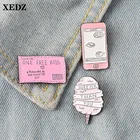 Поцелуй воздушный билет розовая Милая любовь SMS телефон удачный Зефир эмаль булавки Love Pushpin Панк Джинсовый свитер ювелирные изделия брошка на лацканы