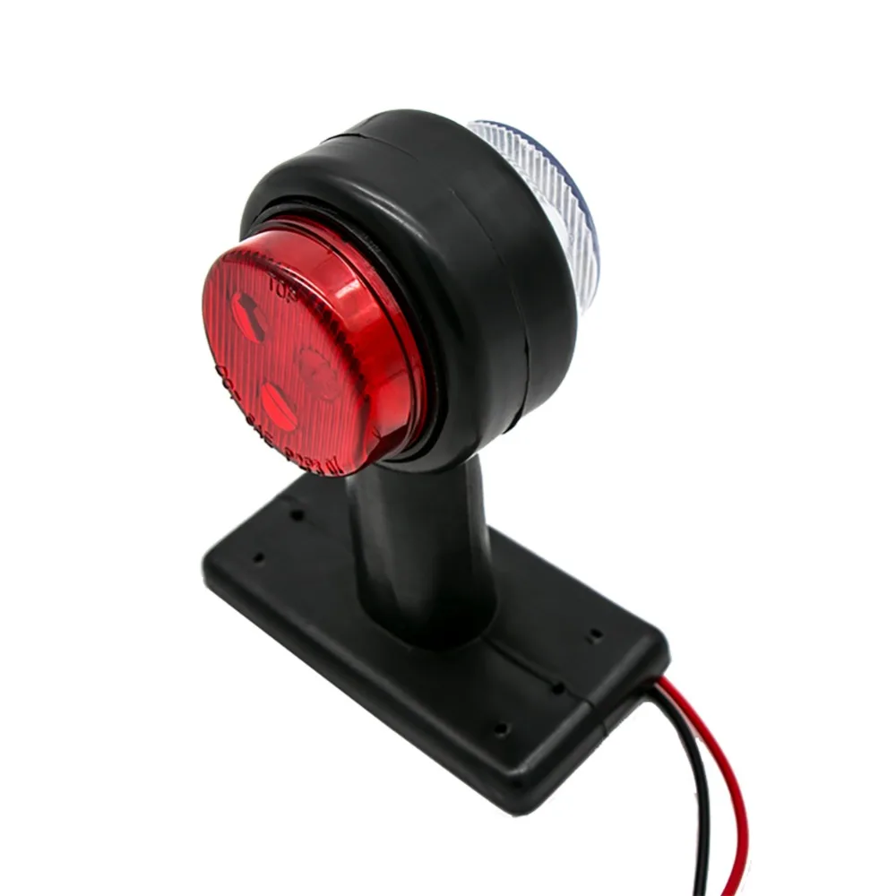 2 шт 12V светодиодные, боковые, габаритные фонари локоть контур задний фонарь "Динамо" для грузовой автомобиль с прицепом грузовой автомобиль