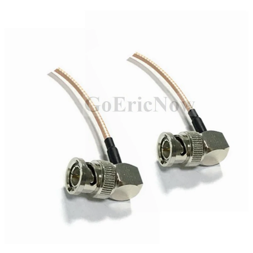 10 шт. 75 Ом RF коаксиальный Прямой угол/прямой BNC штекер/гнездо к для коннектора