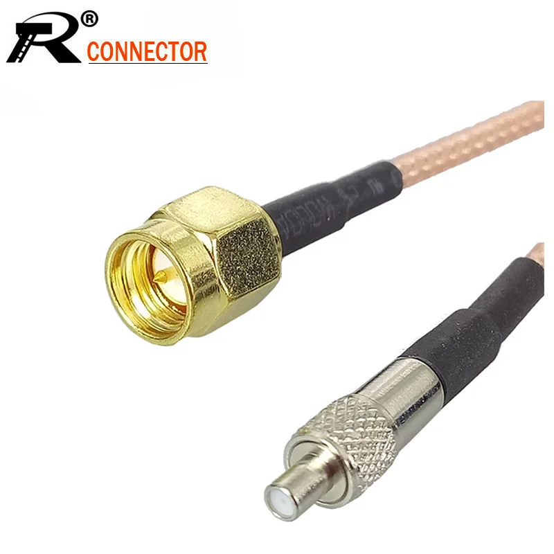 2 шт./лот TS9 гнездо прямое к SMA штекер RG316 коаксиальный кабель Pigtail в сборе РЧ разъем
