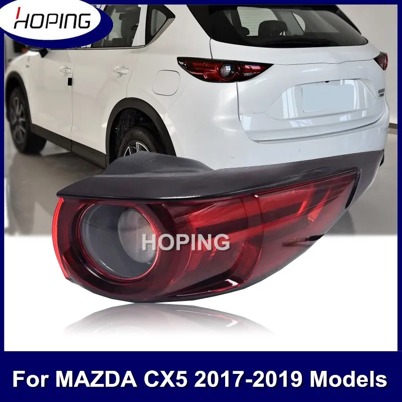 

Hoping 1PCS Outer Rear Bumper LED Tail Light For MAZDA CX5 For CX-5 2017 2018 2019 Rear Brake Stop Tail Lamp Taillight