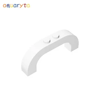 aquaryta 20pcs building blocks brick arch 1x6x2 curved top compatible with 6183 diy educationa assembles particles toys for teen