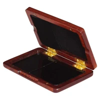 hk lade walnut wood reed case wooden holder box for tenoraltosoprano saxophone clarinet reeds 2pcs capacity