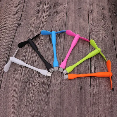 

Hot Sale USB Fan Flexible Portable Removable USB Mini Fan For all Power Supply USB Output USB Gadgets