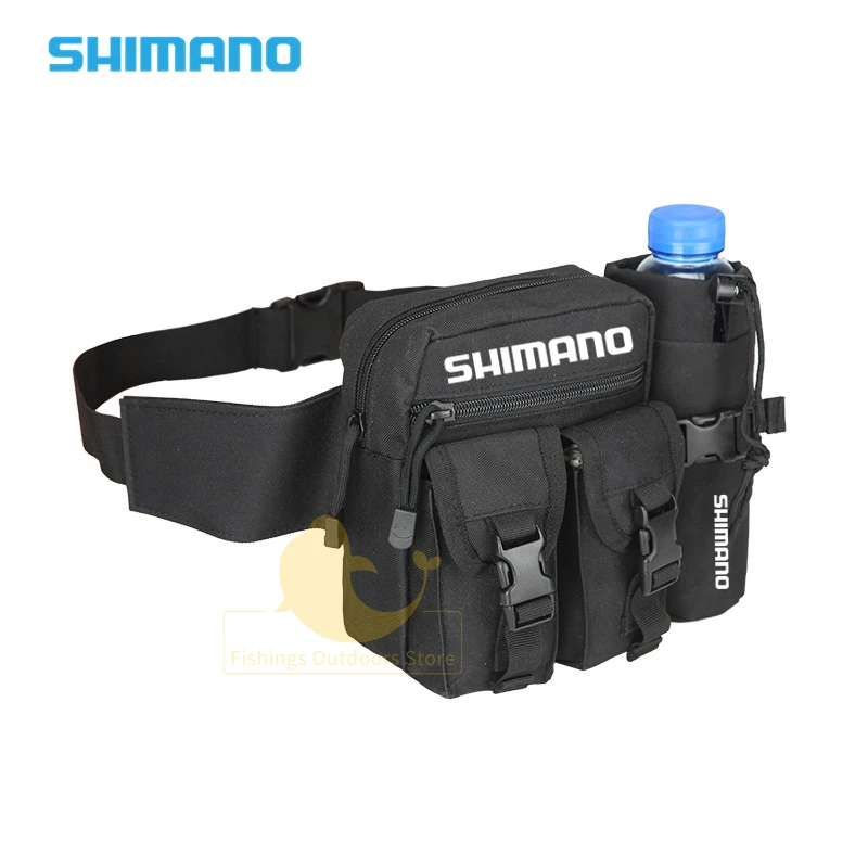 

Shimano Men's Multi-function Fishing Backpack Outdoor Small Waterproof Bag Tactical Water Bottle Waist Bag Outdoor Backpack