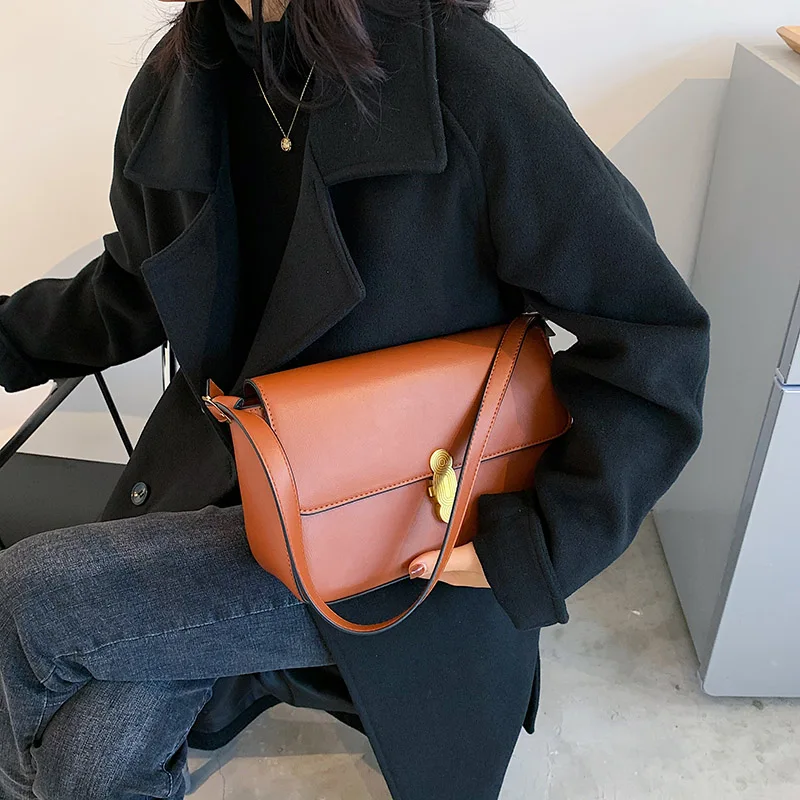 

Casual Women Small Pu Leather Shoulder Bag High Quality Ladies Purses and Handbags Fashion Designer Female Messenger Bags New