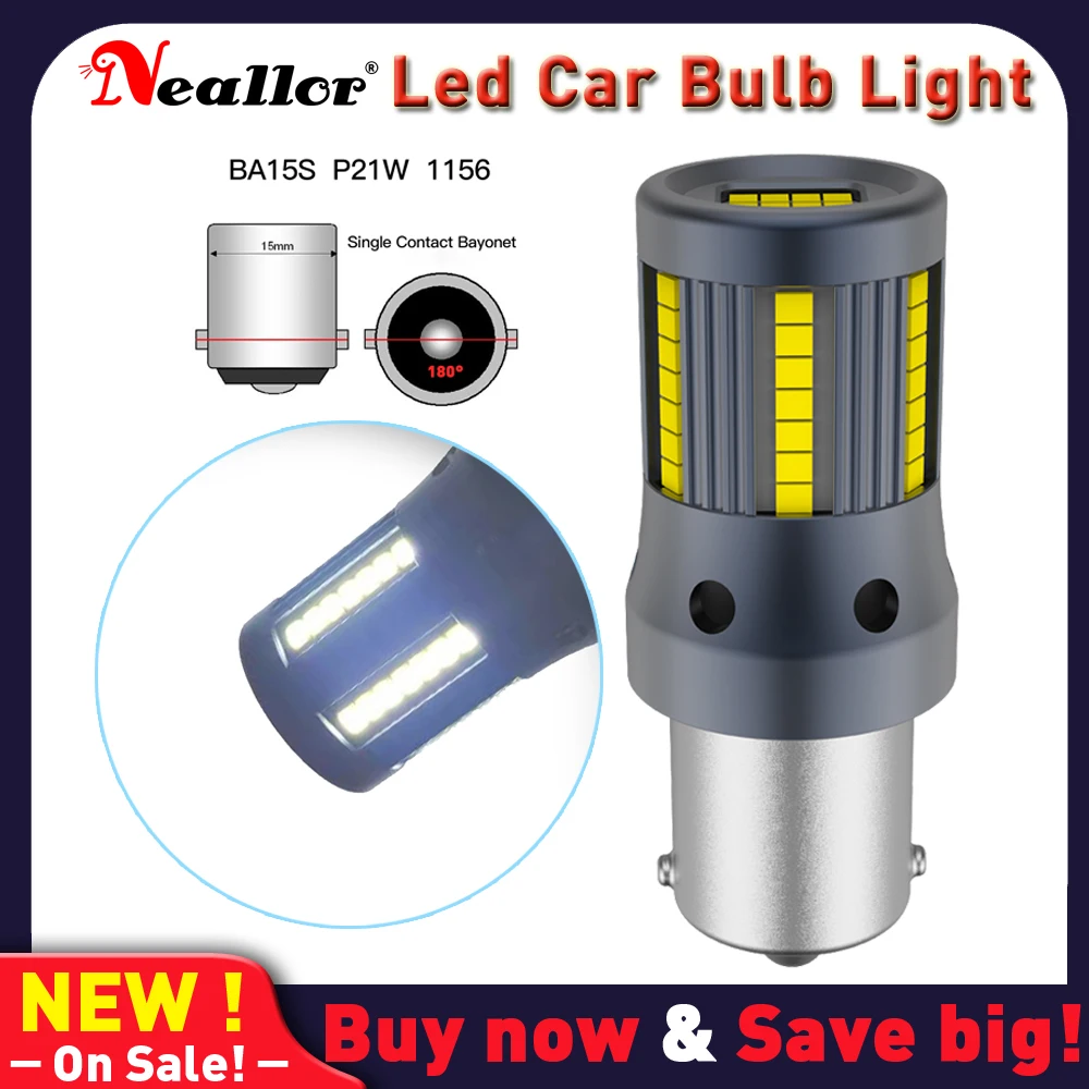 

Светодиодная лампа для указателей поворота, P21W PY21W BAU15S Wy21w, T20 7440 W21W Ba15s 1156