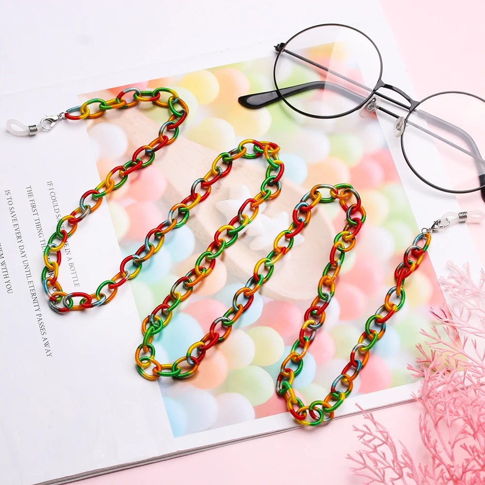 Модные бусы для чтения очки цепочка женщин и мужчин аксессуары трендовые простые