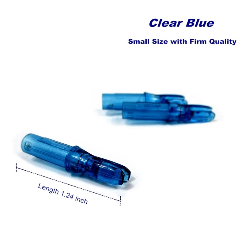 

100 Pcs Archery Plastic Nock Internal for Shaft OD 6.2mm for DIY Archery Hunting Accessories