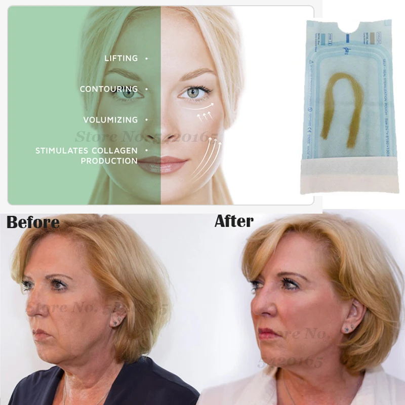 Антивозрастная лифтинговая линия лица Золотая эссенция против морщин и