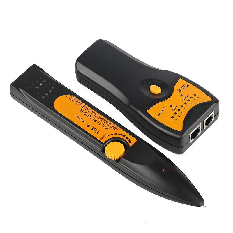 Горячая Распродажа RJ11 RJ45 Cat5 Cat6 телефонный LAN Сетевой кабель тестер детектор