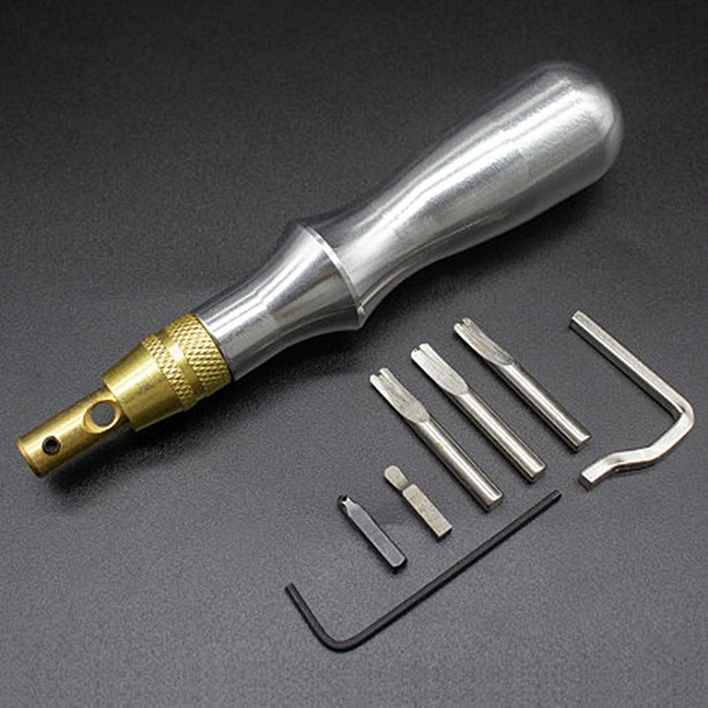 Многофункциональный Фрезерный резак для канавок кожевенное ремесло фаска