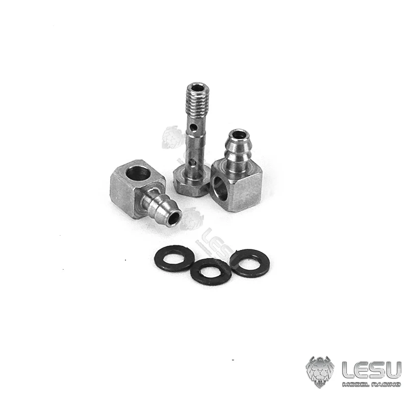 

LESU A M3 Metal Conjoined Curved Nozzle For 1/14 RC Dumper Truck TAMIYA Scania Remote Control Tipper Trucks Parts TH19855-SMT3