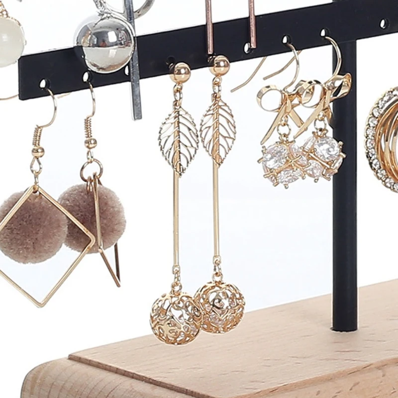 

Earrings Organizer Jewelry Display Stand 3-Tier Earrings Holder Rack for Hanging Earrings Earring Jewelry Display Tree L21E