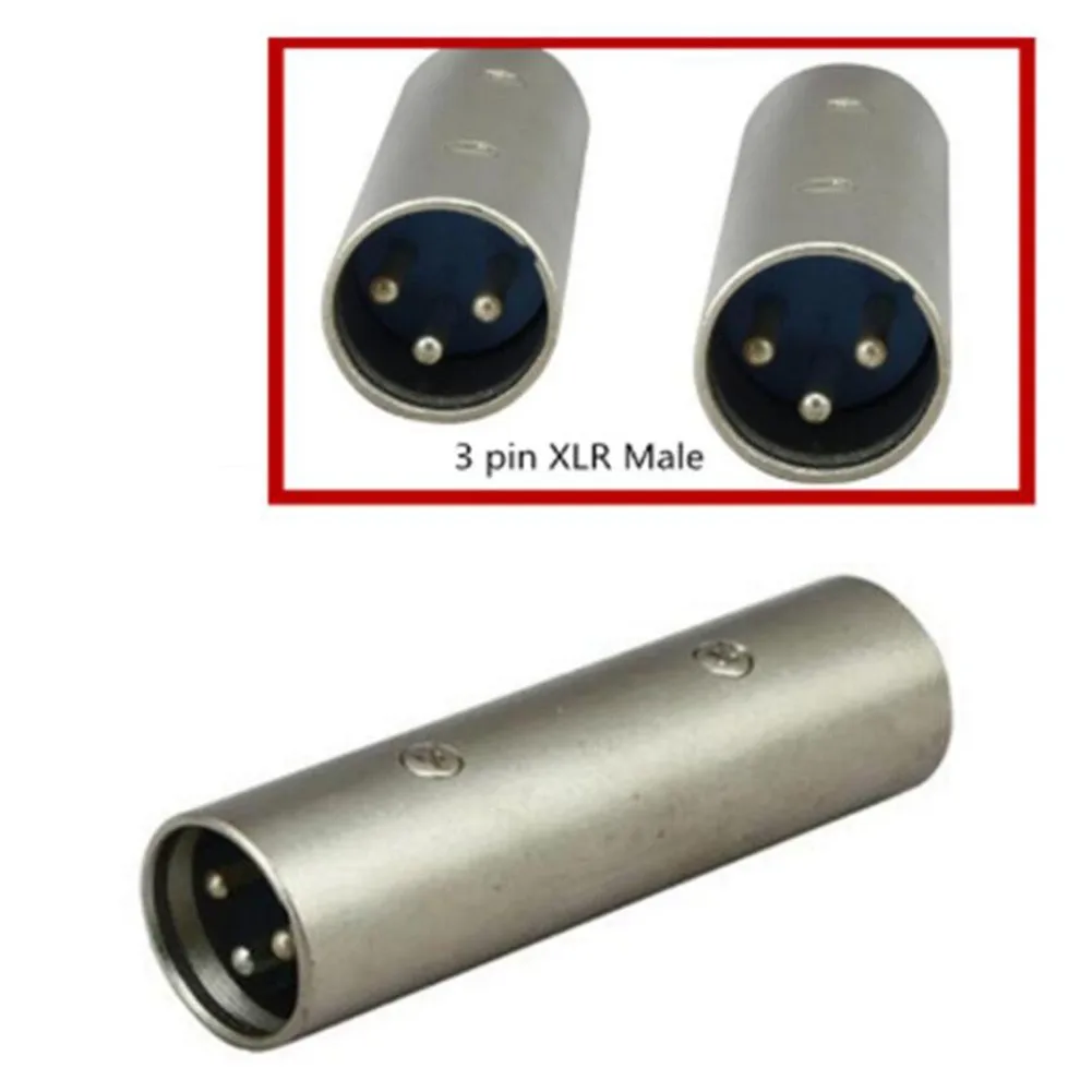 

Переходник XLR 3-контактный, никелированный, 3 шт.