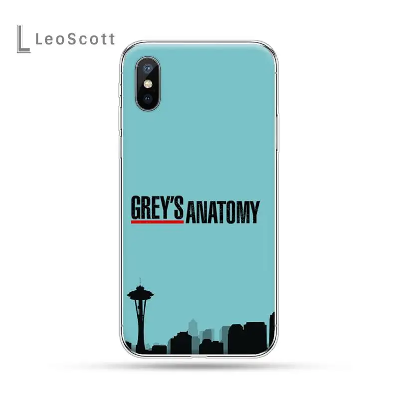 

Greys Anatomy American TV Nurse doctor Pattern Anti-fall Phone Case For iphone 12 5 5s 5c se 6 6s 7 8 plus x xs xr 11 pro max